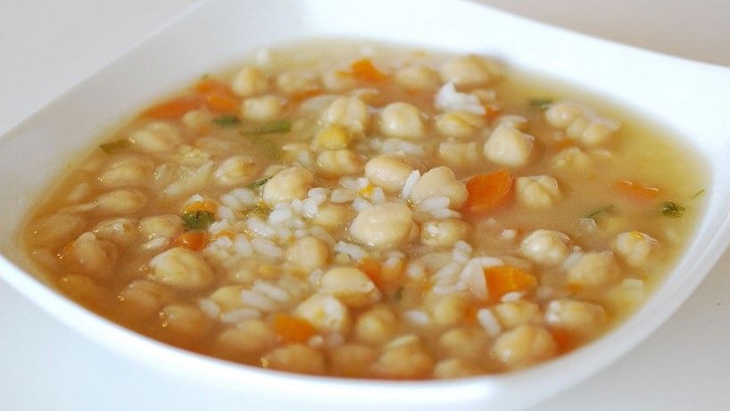 Garbanzos con arroz