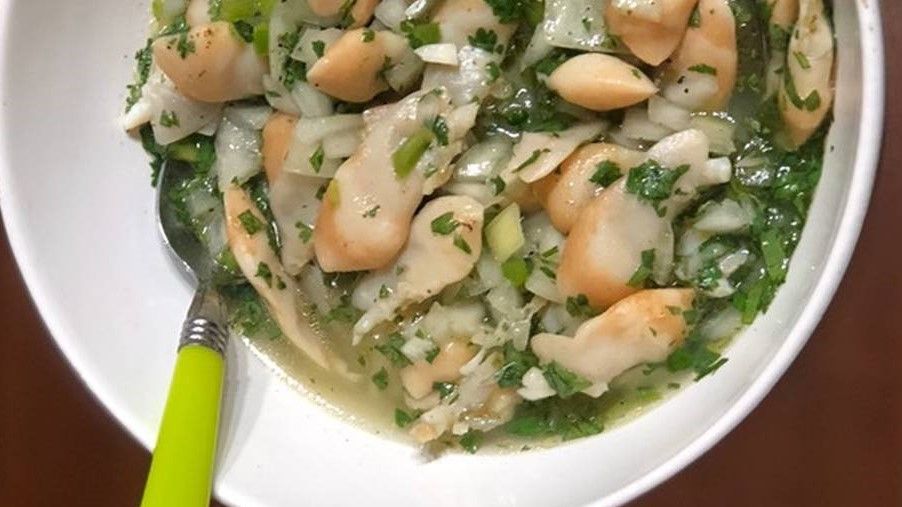 Receta de ceviche de machas