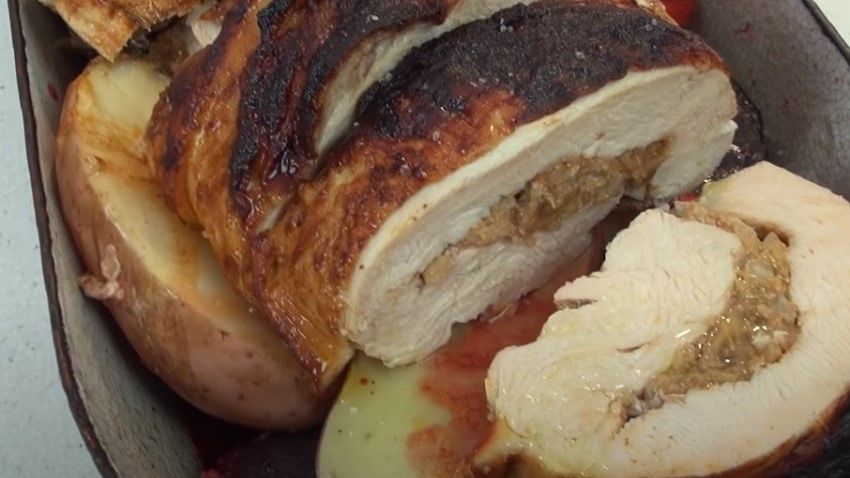 Receta de pavo relleno al horno para navidad