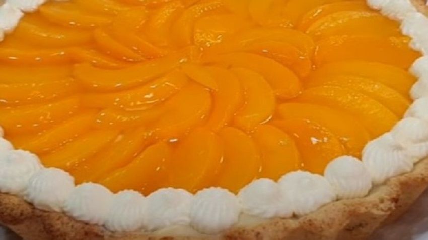 receta de tarta de durazno
