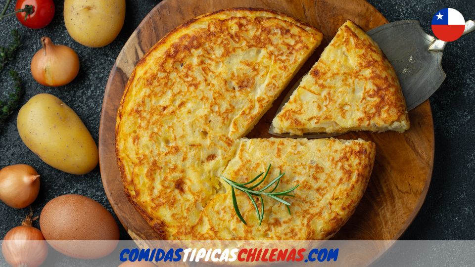 Receta de tortilla de arroz chilena