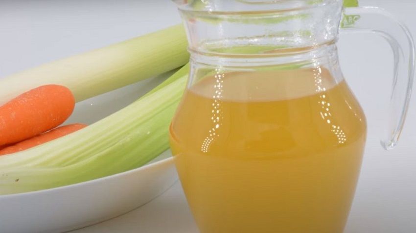 Receta de caldo o sopa de verduras chilenas