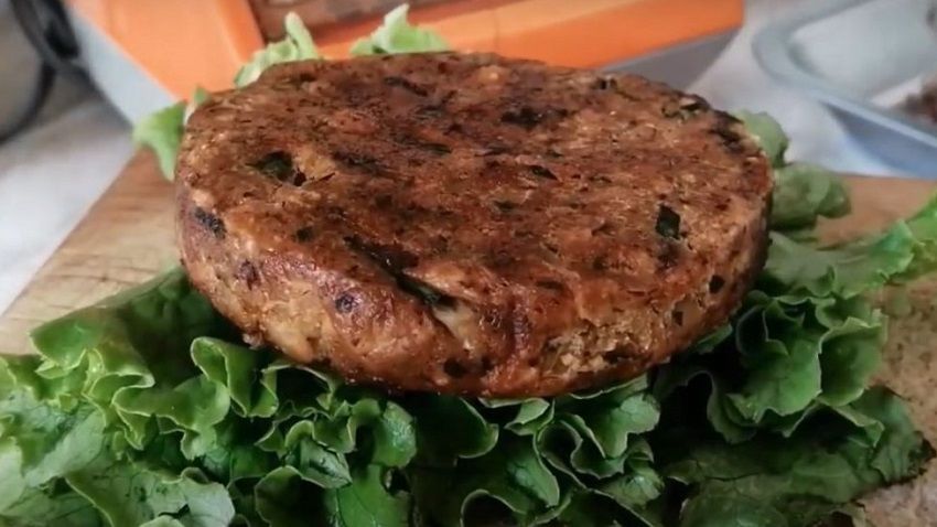 Receta de hamburguesa de soya chilena