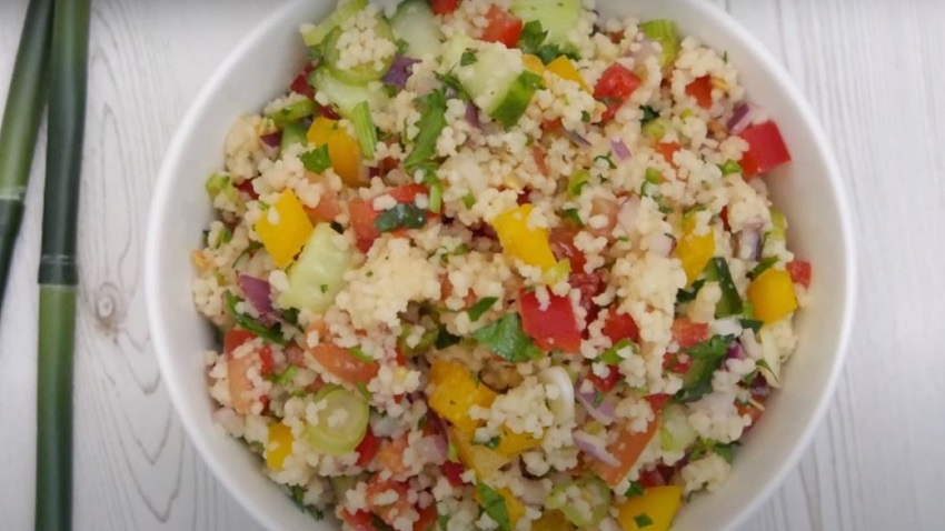Receta de ensalada de cus cus chileno