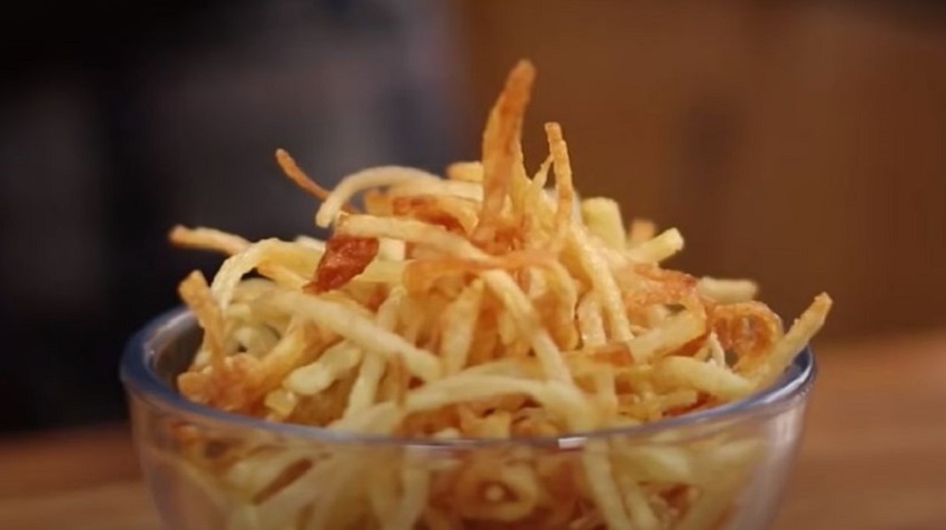 Receta de papas de hilo chileno