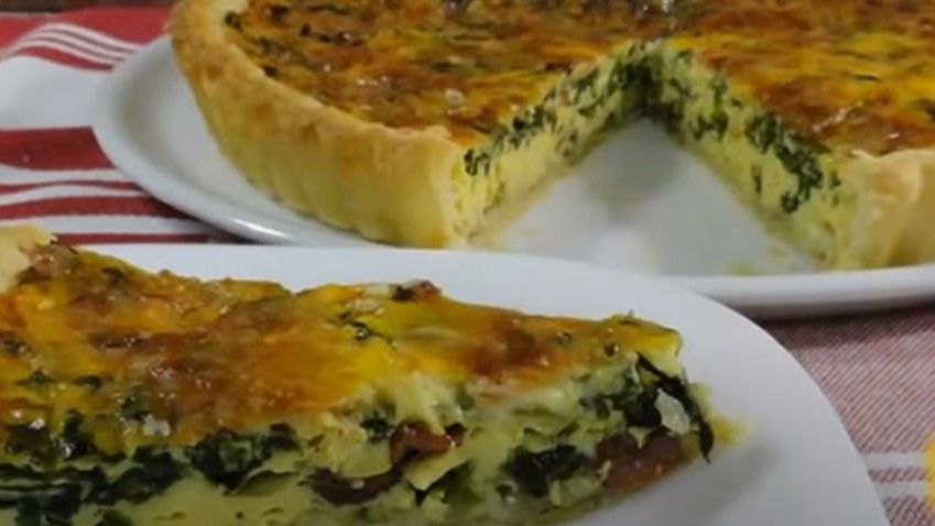 Receta de quiche de espinacas