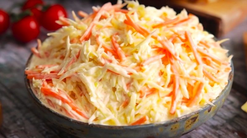 cómo hacer coleslaw