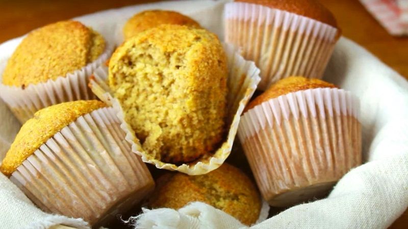 Receta de muffins de platano