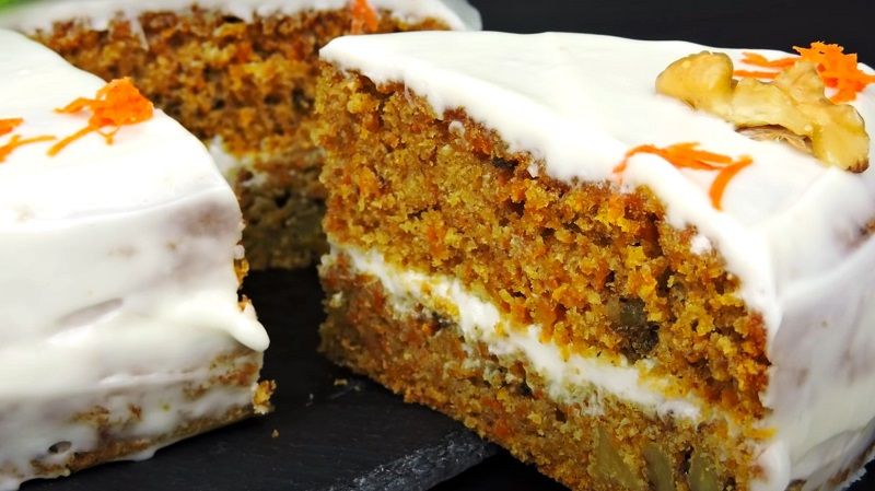 Receta de torta de zanahorias