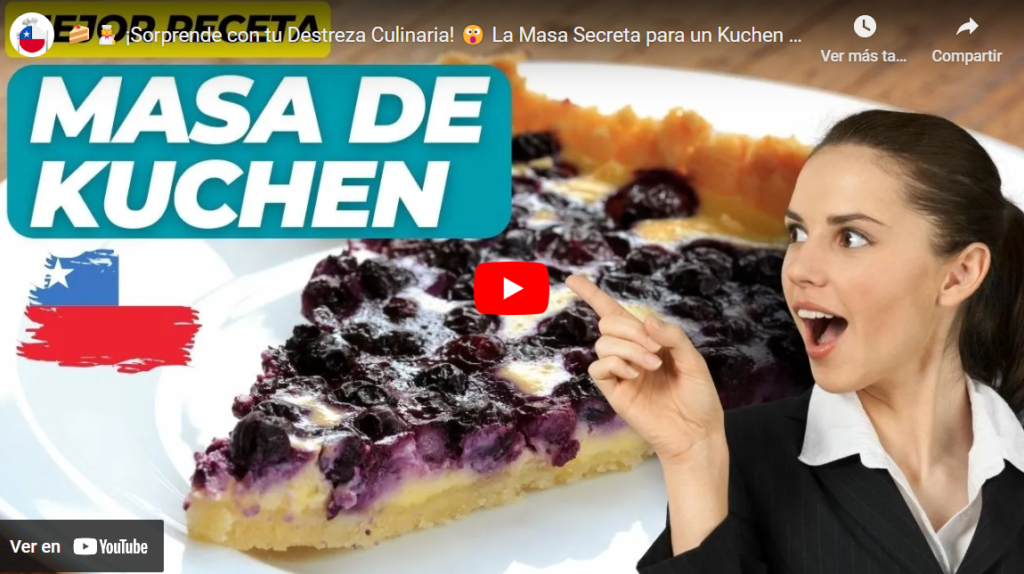Receta de masa de Kuchen en video